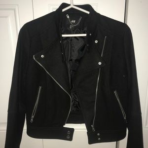 H&M Black Suede Jacket